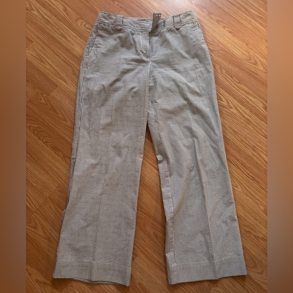 Ann Taylor LOFT Women’s Pinstriped Khaki Chinos